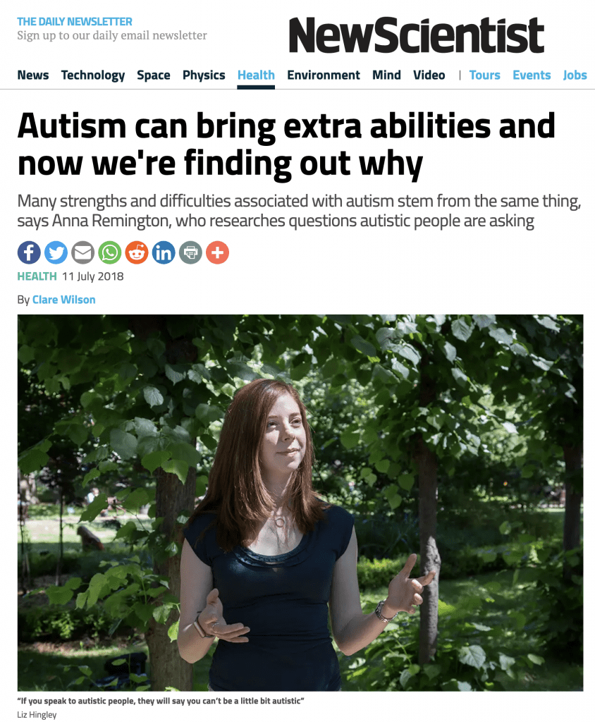 Link to New Scientist article